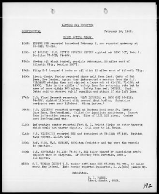 COMEASTSEAFRON > War Diary, 12/1/41 to 6/30/42