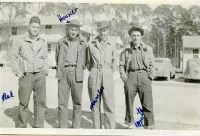 Frank Orfila (2nd from Left) with his buddies in Training at an AAC Base in the South