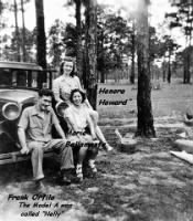 Frank with his sweetheart Honora Howard and her friend Maria Bellamonte