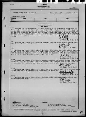 USS SAVANNAH > War Diary, 8/1-31/43 (Action Report)