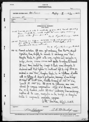 USS ARISTAEUS > War Diary, 7/1-31/43