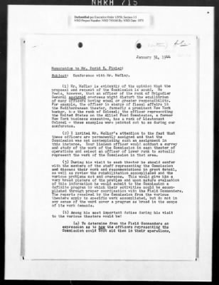 Thumbnail for Correspondence with Henry C Newton > Ex Officio Activities, American Commission For The Protection & Salvation Of Europeon Monviments Brig General Henry C Newton (NGA-DEF)