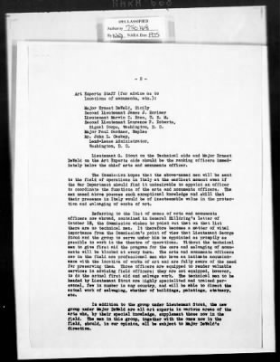 Correspondence with Commission Members and Personnel > Cairns, Huntington John Gilmore And John H. Scarff [Oct 1943-Dec 1944
