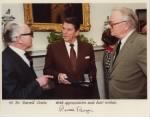 Dr. Crain, President Reagan, and Mr. MacNeil, 1981
