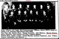 ROTC Cadets, 1937-38 Warren Annear