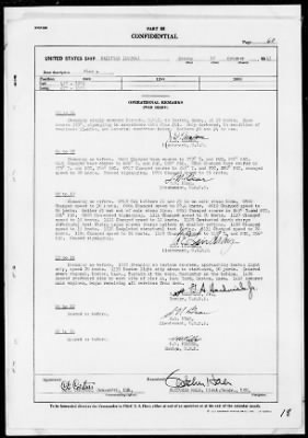 USS HALLIGAN > War Diary, 10/1-31/43