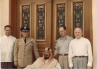 American Doctors Visit King Abdul-Aziz in Saudi Arabia, 1950