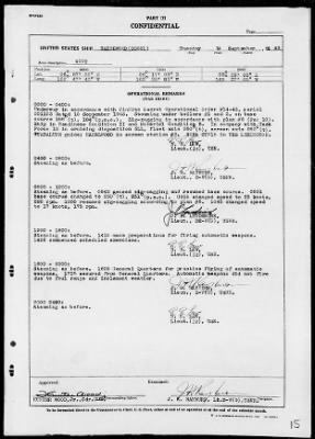 USS HAZELWOOD > War Diary, 9/1/43 to 10/31/43