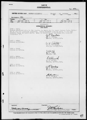 USS HAZELWOOD > War Diary, 9/1/43 to 10/31/43
