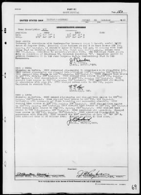 USS HAZELWOOD > War Diary, 9/1/43 to 10/31/43