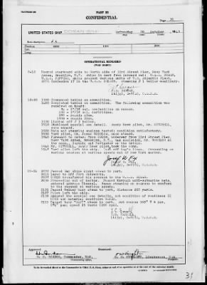 USS DORAN > War Diary, 10/1-31/43