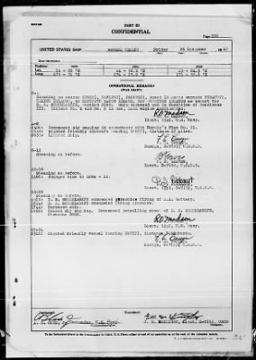 USS BREESE > War Diary, 11/1-30/43