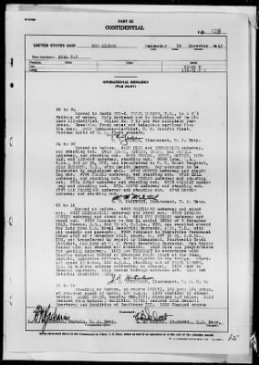 Thumbnail for USS NEW MEXICO > War Diary, 11/1-30/43