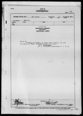 Thumbnail for USS NEW MEXICO > War Diary, 11/1-30/43