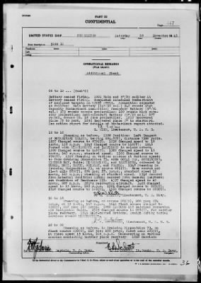 Thumbnail for USS NEW MEXICO > War Diary, 11/1-30/43