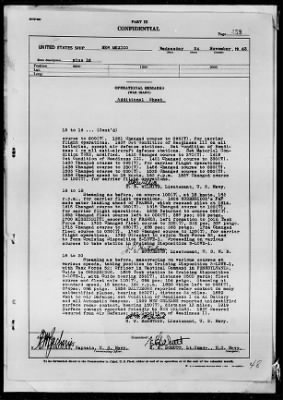 Thumbnail for USS NEW MEXICO > War Diary, 11/1-30/43