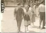 T/Sgt James and Mrs. Morefield - Margate England in about the mid-1950's