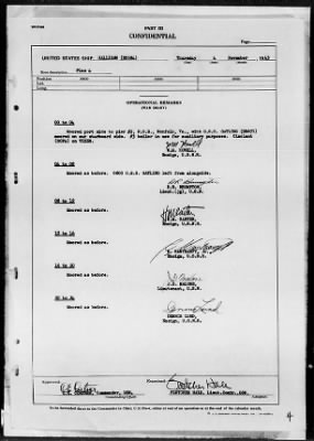 USS HALLIGAN > War Diary, 11/1-30/43
