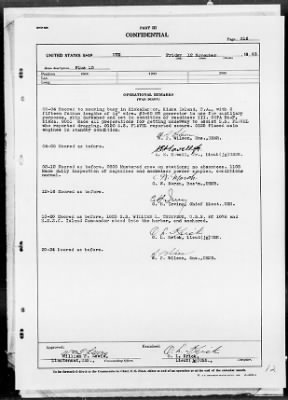 USS UTE > War Diary, 11/1-30/43