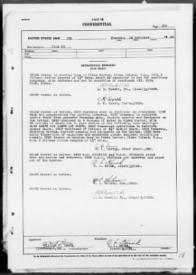 USS UTE > War Diary, 11/1-30/43