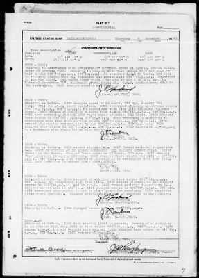 USS HAZELWOOD > War Diary, 11/1-30/43
