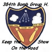 384th Bomb Group Emblem "KEEP THE SHOW ON THE ROAD"