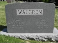 Hans Peter and Octavia Hansen Walgren Headstone