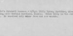 NARA Photo-description; Sgt Dykes injured. 1943