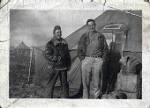 Stanley Szwast on the Left with friend (Who am I?) MTO WWII