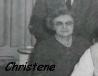 Christene V Ennis in the 1950's.