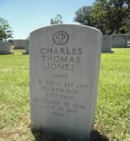 Lt. Charles Thomas Jones's grave at Arlington National Cemetery
