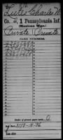 Mexican War Service Records - Pennsylvania record example