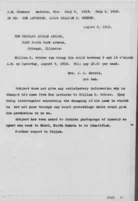 Old German Files, 1909-21 > William R. Webber (#227676)