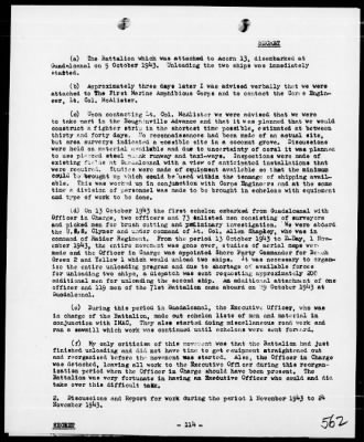 MARINES, 1st PHIB CORPS > Rep On Bougainville Operations 11/3/43 to 12/15/43