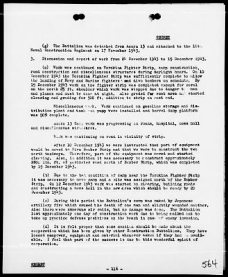 MARINES, 1st PHIB CORPS > Rep On Bougainville Operations 11/3/43 to 12/15/43