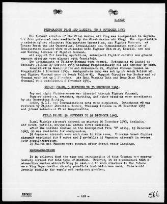 MARINES, 1st PHIB CORPS > Rep On Bougainville Operations 11/3/43 to 12/15/43