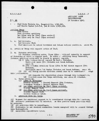 MARINES, 1st PHIB CORPS > Rep On Bougainville Operations 11/3/43 to 12/15/43