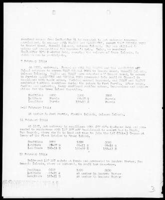 USS TERRY > War Diary, 2/1-29/44