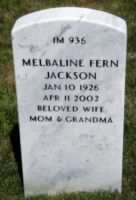 Headstone for Melbaline Fern Brewer *Jackson at J.B. Nat. Cem. St Louis, MO, USA