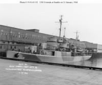 USS Unimak AVP - 31  at Seattle on 31 January 1944.