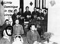 Little Dominique in 1944 at CHURCH on Corsica