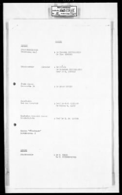 Subject File > List Of Fine Arts And Archival Personnel Of Germany