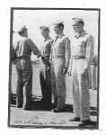 Lt Leonard C "NAT" Heller, receiving his DFC for Heroism, 1944 /Corsica