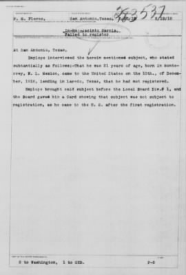Old German Files, 1909-21 > Jacinto Garcia (#283537)