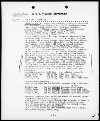 USS THOMAS JEFFERSON > War Diary, 3/1-31/44