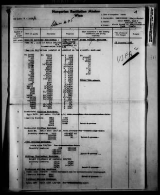 Thumbnail for Hungarian Claims > 45b - Hungarian Claims