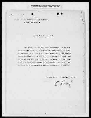 Thumbnail for Czech Miscellaneous Correspondence > 476 - Czech Miscellaneous Correspondence