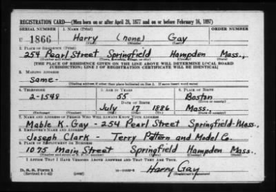 Harry > Gay, Harry (1886)