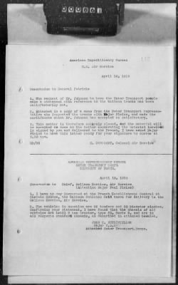 Thumbnail for Q: Air Service Liquidation > 5: Monthly Reports on AEF Air Service Liquidation and Demobilization, Nov 1918-Mar 1919