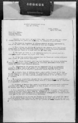 Q: Air Service Liquidation > 5: Monthly Reports on AEF Air Service Liquidation and Demobilization, Nov 1918-Mar 1919